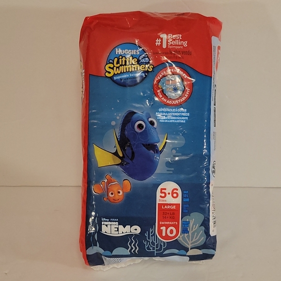 Huggies Little Swimmers Finding Nemo Sizes 5-6 Lg - Picture 1 of 7